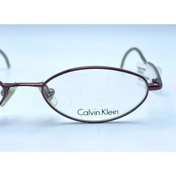 Calvin Klein Eyeglasses Glass Frame CK411 Brown Light Bronze 48-16-135 MSRP $199 - Picture 2 of 10
